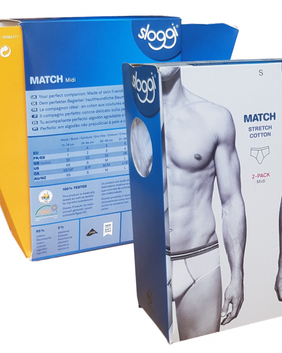 Sloggi Match Midi Brief - 2 Pack Sloggi Match Midi Brief - 2 Pack