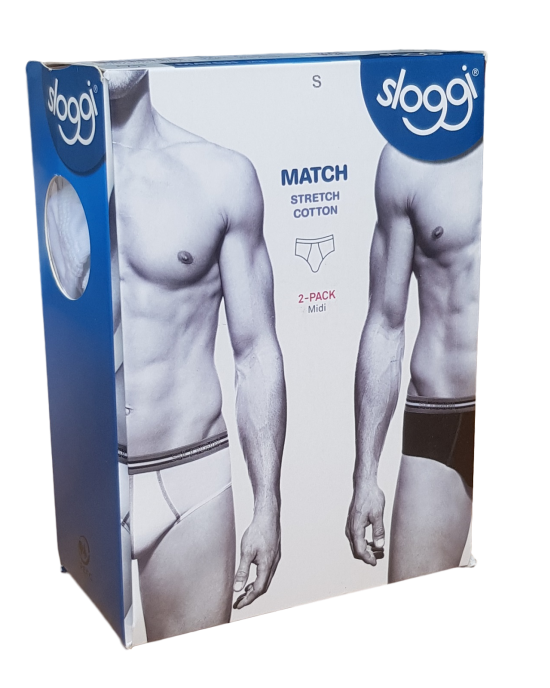 Sloggi  Match Midi Brief - 2 Pack
